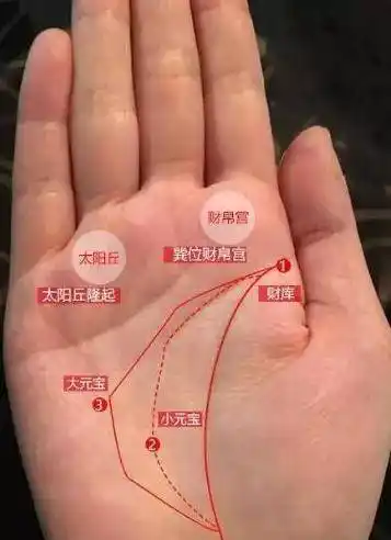 典型的富贵手相命注定是千万大富翁