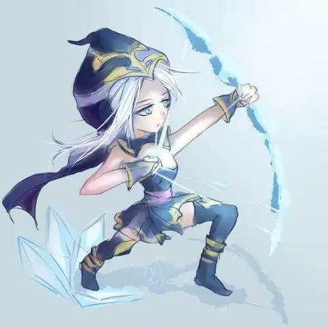 寒冰射手怎么画简笔画