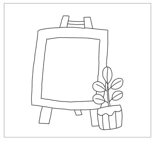 画完了,就这么简单!涂上颜色吧,再在白板上写上需要的文字,妥妥滴!