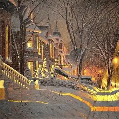 抖音冬天下雪ins背景图片素材头像