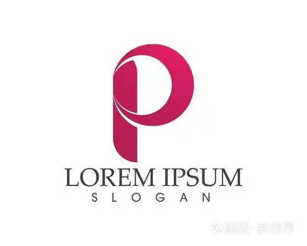 商业企业字母 p 标志设计矢量插画-正版商用图片0d6i0u-摄图新视界