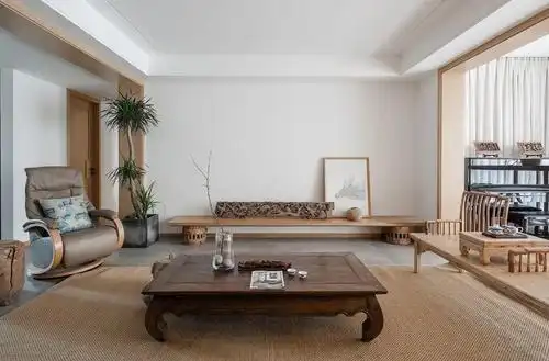 禅意中式风客厅装修效果图