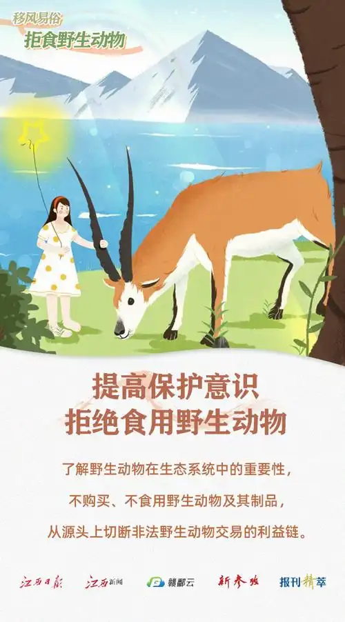 海报组|拒食野生动物 从你我做起