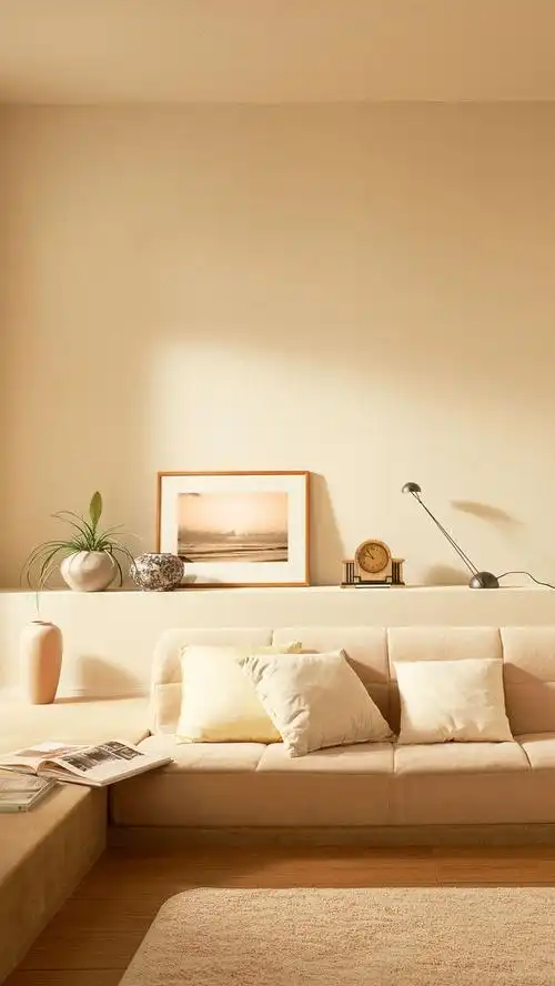 温馨简约沙发摆设h5背景素材