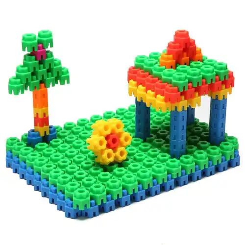 六角积木拼图 儿童玩具 拼插玩具 幼儿园比赛 萱贝贝创意礼品