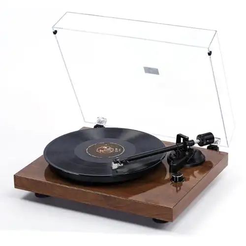 包邮华携动磁唱头留声机lp黑胶唱片机复古蓝牙老式黑胶唱片机