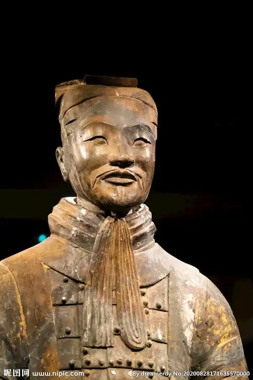 秦兵马俑二号坑遗址中级军吏俑像摄影图__传统文化_文化艺术_摄影图库
