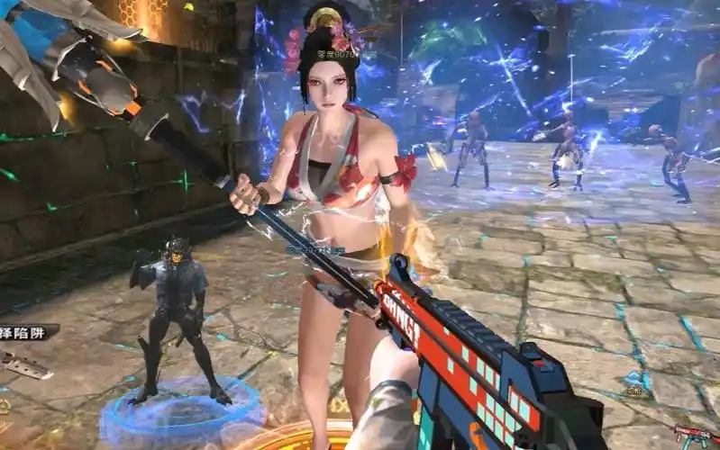 周公子逆战体验服初霜和花魁新皮肤展示视频