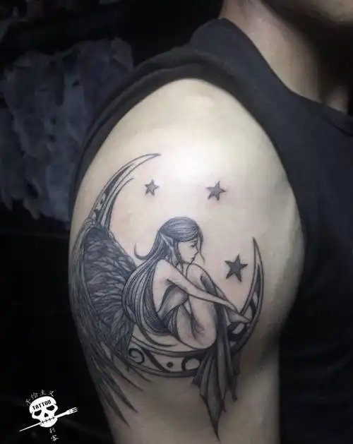 天使纹身图片