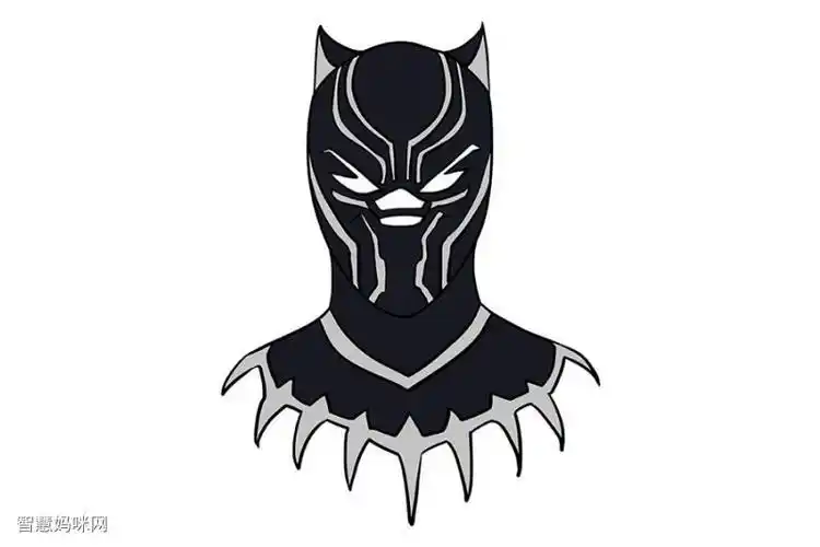 黑豹简笔画大图