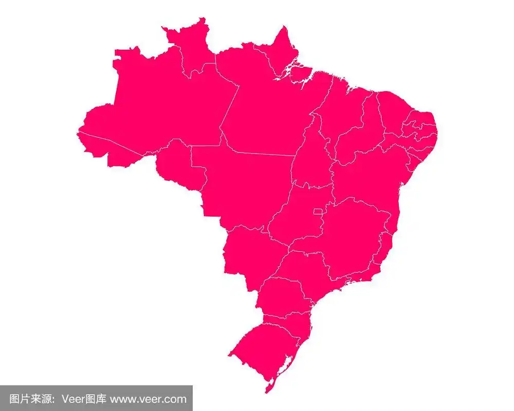 巴西的地图