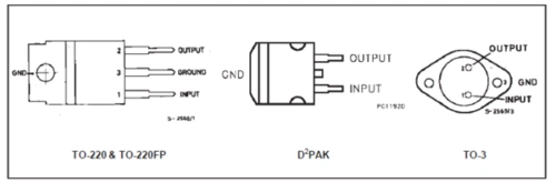 三端稳压块lm7812的接线法