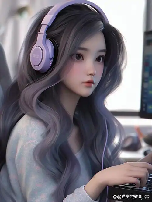 之前有宝子留言说想要耳机少女,近期猫猫找了一些好看的,所以这几天会