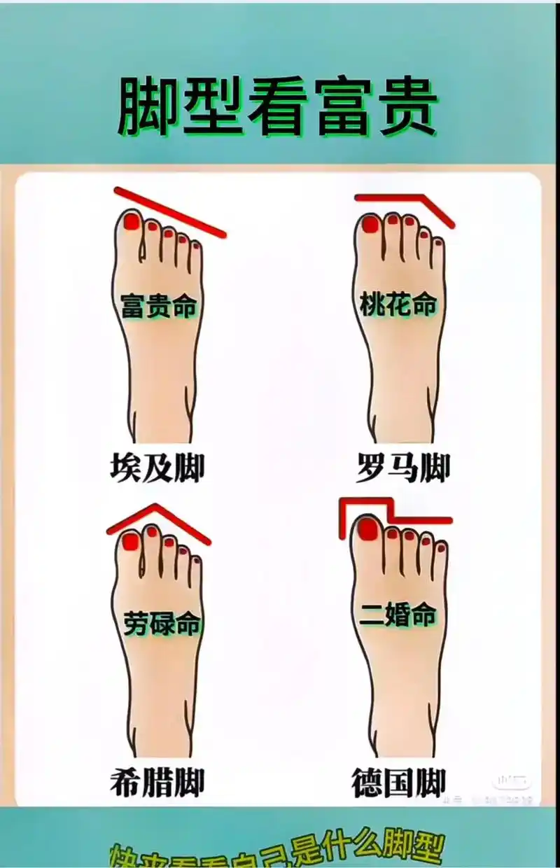 脚型 #你是什么脚型 #脚型测试图 #测一测你是什么脚型  - 抖音