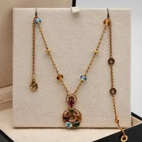 宝格丽astrale系列彩宝项链
