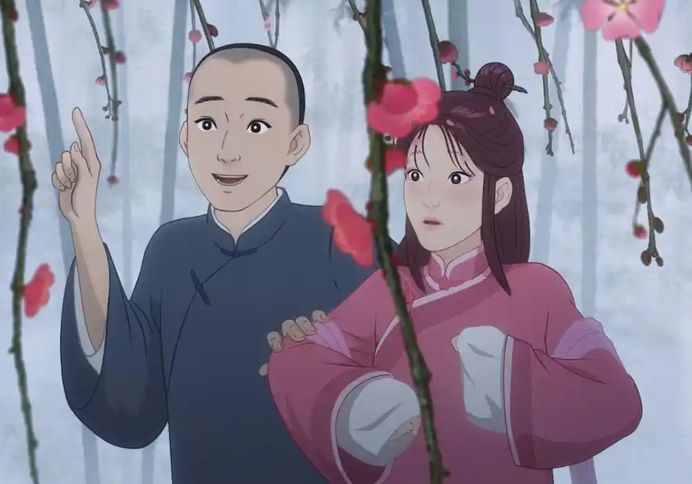 《中国唱诗班》动画收官,梅花变成了美女,暂停就是一张壁纸!