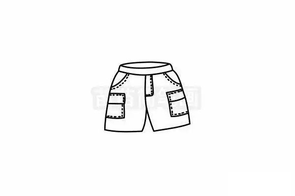 裤子简笔画图片大全画法