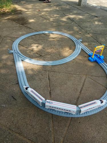 玩具火车轨道仿真铁轨金属和谐号电动高铁电动