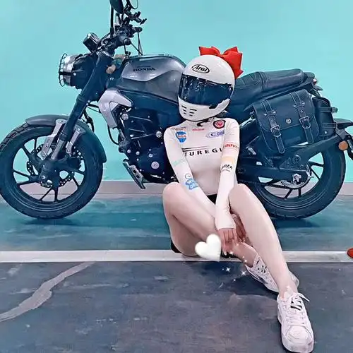 2022新款大蝴蝶结头盔川崎来梦学姐同款动漫爆音少女可爱jk摩托车头盔