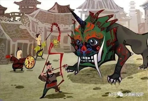 过年喽说说年字与年兽的故事
