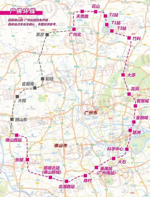 最新28张图佛山地铁轨道线路合集全民关注快收藏