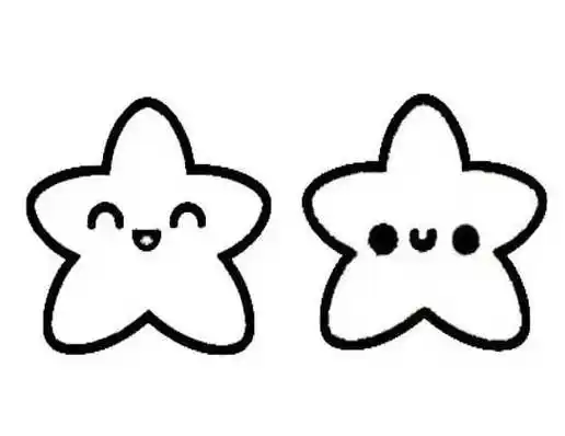 星星简笔画 星星简笔画大全图片可爱
