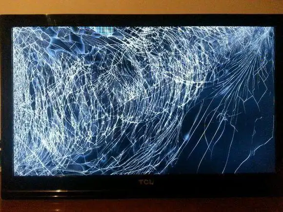 电视坏了的显示屏图片