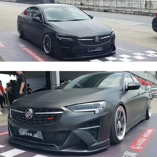 前铲烤漆保险杠前后gs别克包围大包改装君威汽车包围