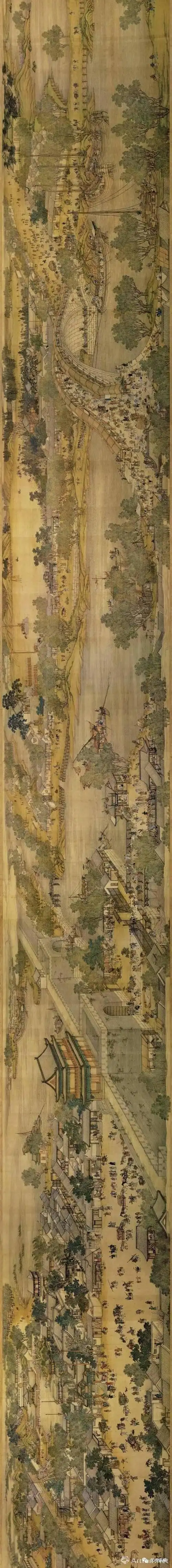 《清明上河图》(局部)(北宋原版)