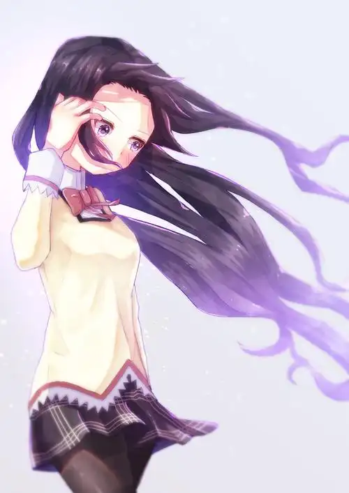 晓美焰插画图片壁纸