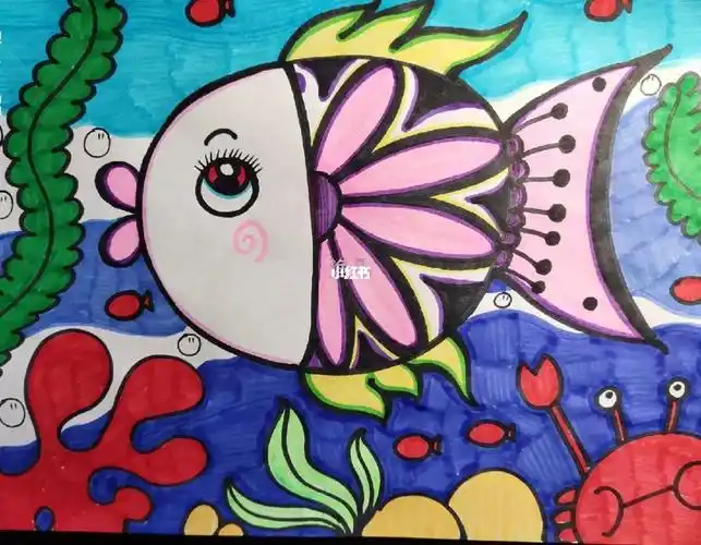 儿童创意美术  #少儿美术  #创意美术儿童画  #少儿创意美术  #少儿