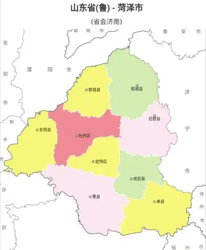 中国行政区划——山东省