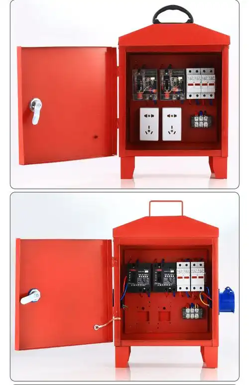 厂家现货三级配电箱工地临时用箱户外手体移动插座箱便携式开关箱