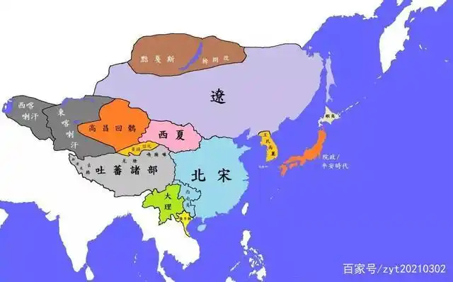 西夏版图——图片来自网络