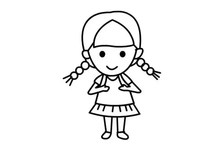 幼儿园孩子的简笔画