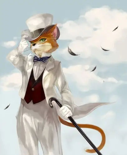 帮我截几张猫的报恩里男爵的图片,清楚一点,帅一点.