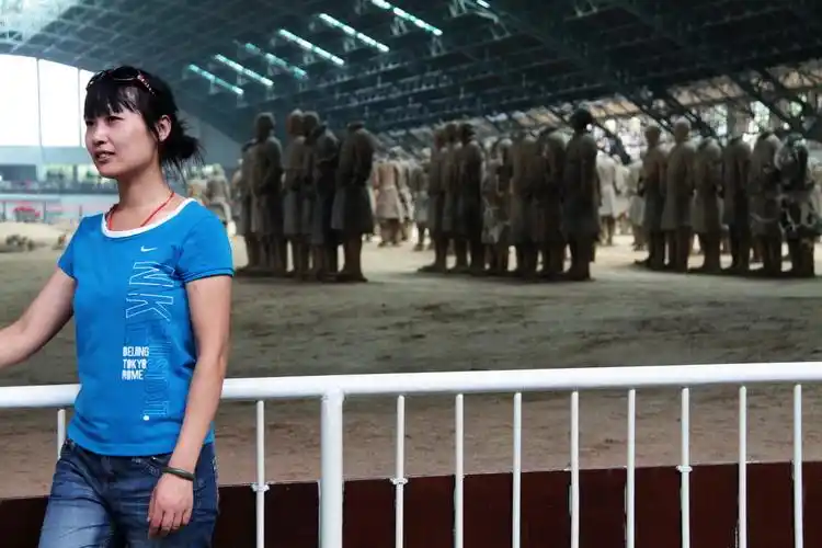 西安秦始皇兵马俑!