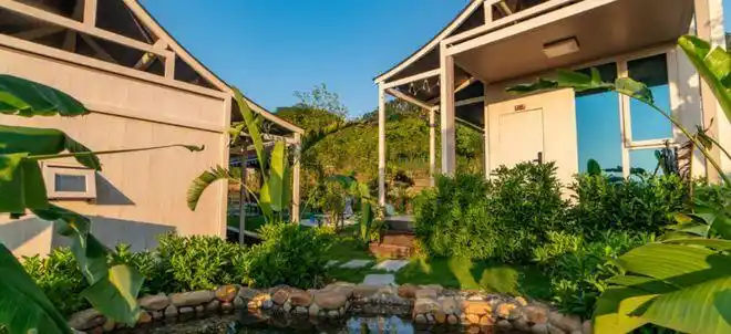 温泉清远大角禾场民宿房间均带泡池还设有专属烧烤区