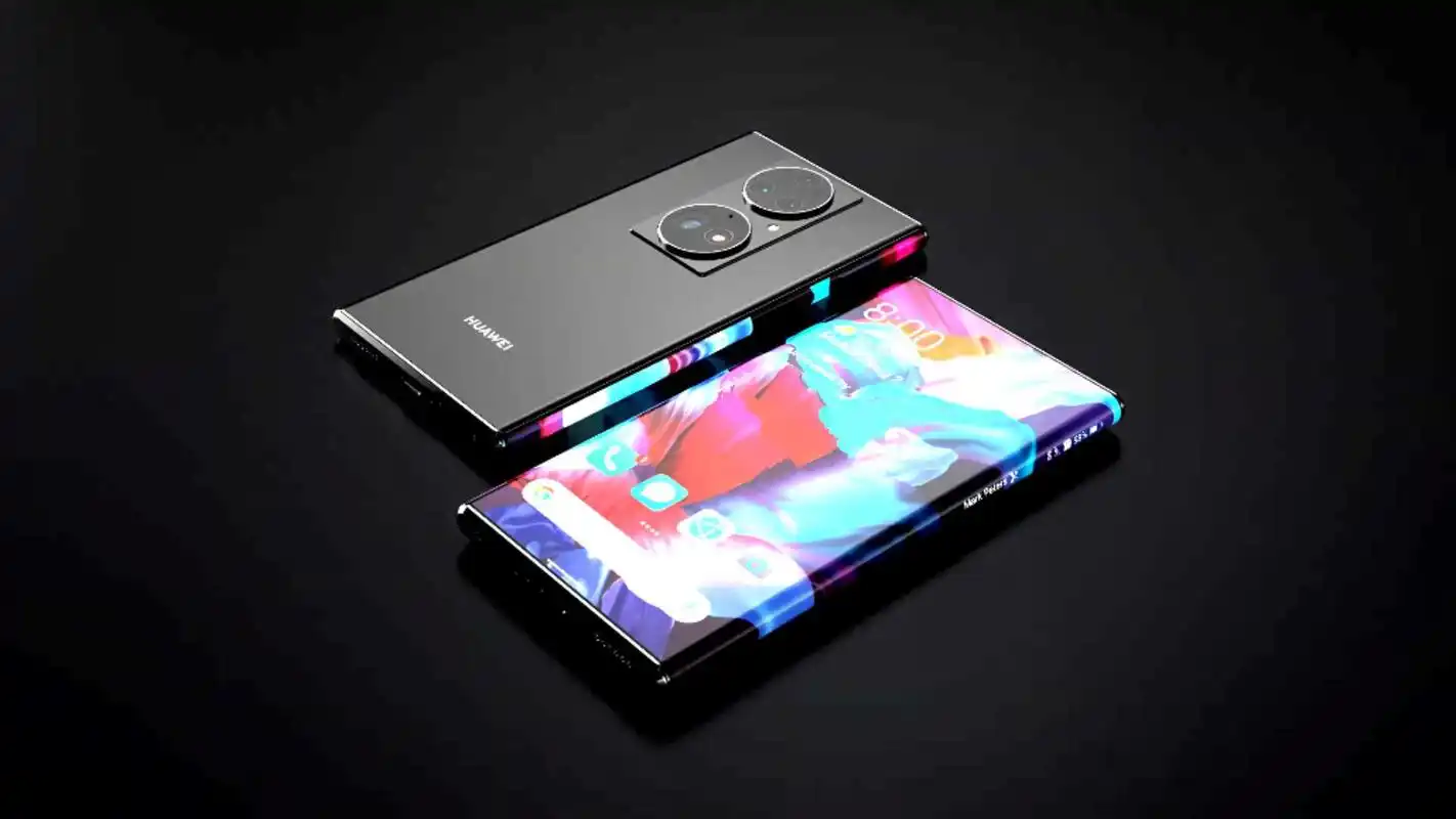 华为mate50pro概念机:环绕屏 双环5摄,取消物理按键和充电端口