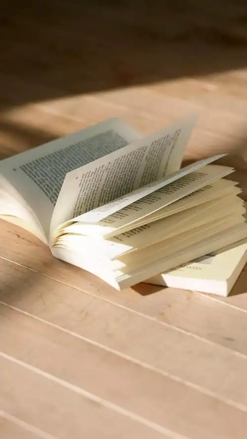 文艺风书籍阅读锁屏