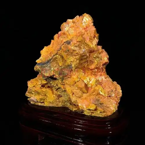 标的物jj-0123雄黄晶体 天然原矿