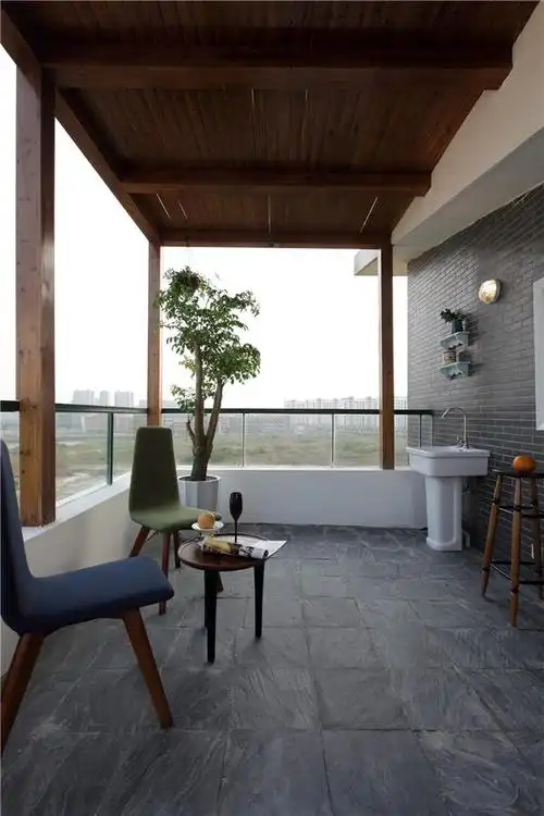 阳台不封闭装修效果图