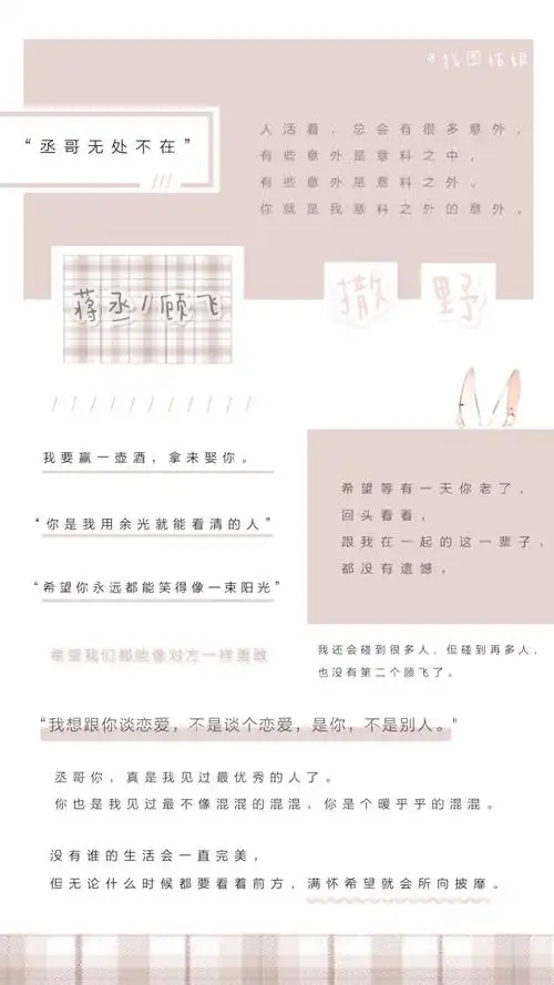 撒野 壁纸 文字