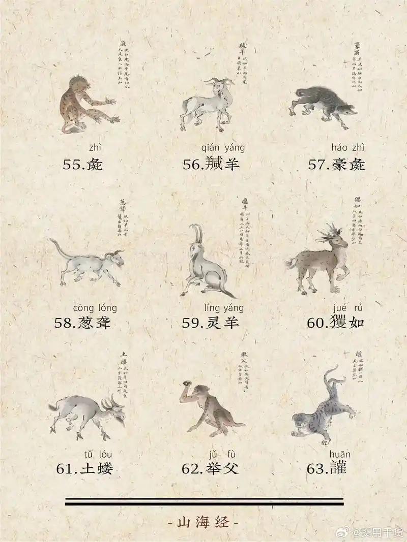 《山海经》108种奇珍异兽,这是我们的,不是韩棒子的