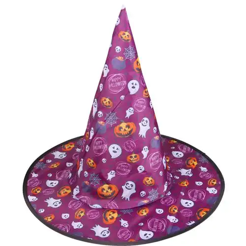 万圣节帽子魔法成人道具头饰万圣儿童装扮礼帽聚会装饰帽子