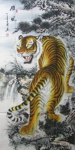 玉峰堂--王野精品上山虎—雄风--新店开张大放血1元起拍