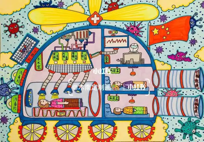 4k科幻画多功能病毒救援机