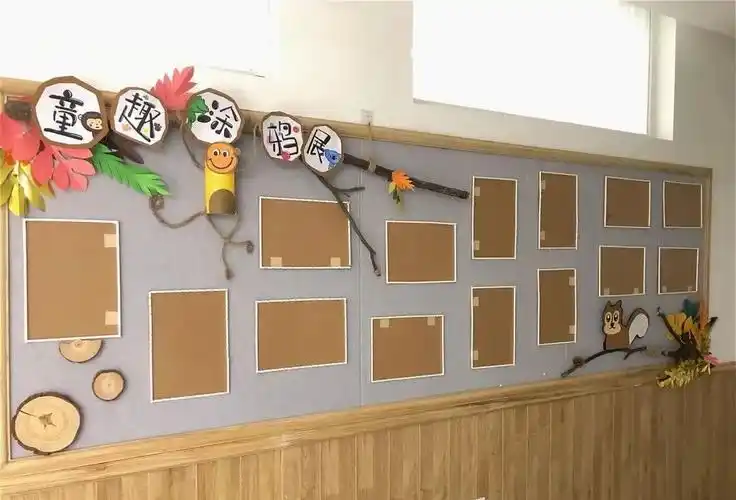 多彩春天66款幼儿园春天主题环创作品集太美了