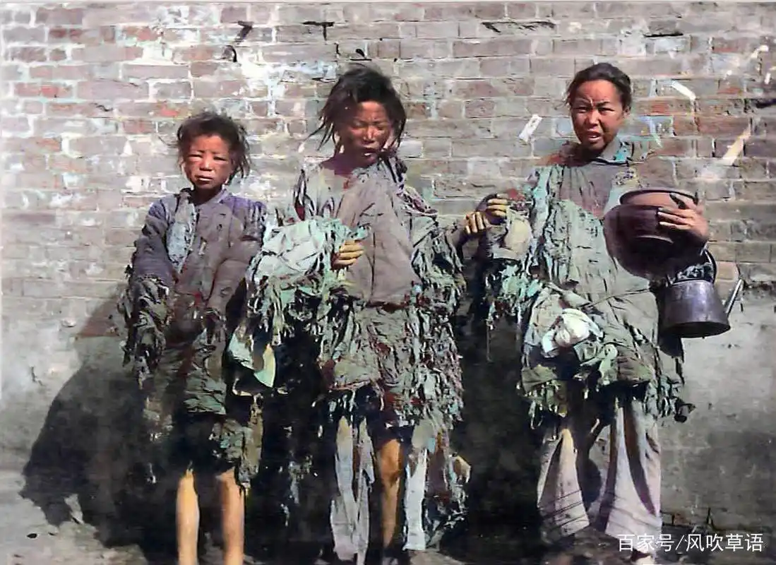 不忍直视!民国十八年(1929年)大灾中百姓的悲惨影像