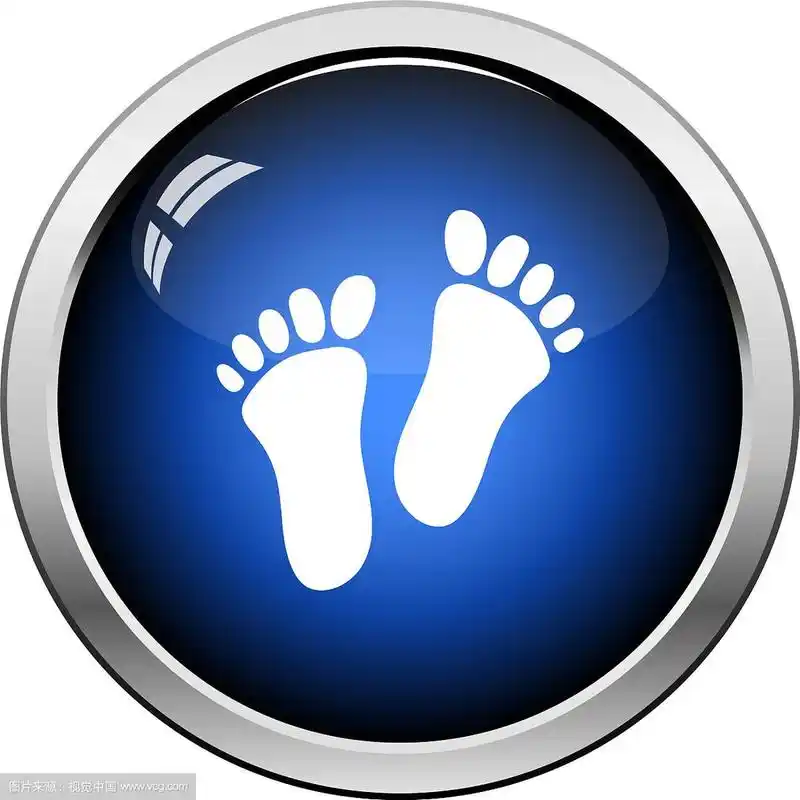 脚印图标